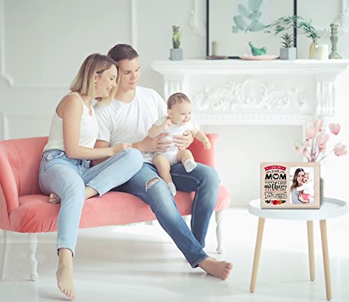 Facraft First Mothers Day Picture Frames 4X6 Wood 1St Mother's Day Photo Frame For Mom From Baby First Mothers Day Gifts Frames For New Mom New Baby Mom To Be Newborn New Parents Boy Girl Baby Nursery Decor #TOP5