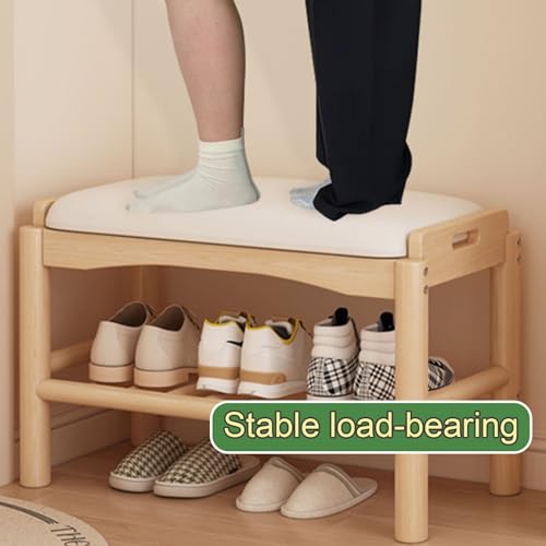 Banc à chaussures de 60 cm idéal pour optimiser l'espace - 4