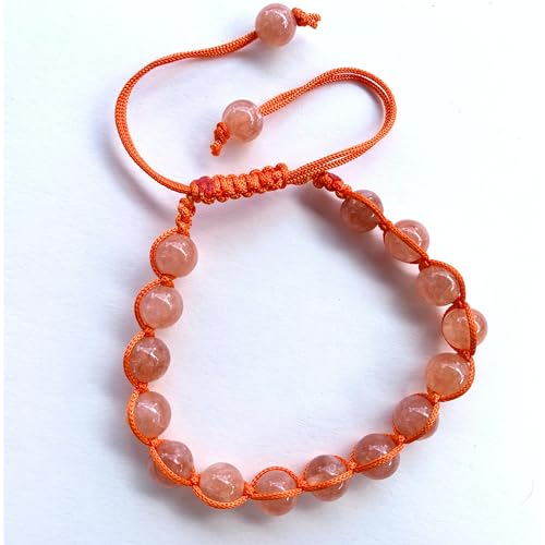 Image of Apnisanskriti Premium Lab Certified Round Crystal Gem Stone Beads Bracelet (8mm, AAA Quality, Free Size)