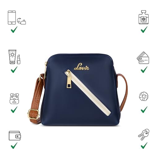 Image of Lavie Woman's Colourblock Lucy Crossbody Sling Bag | Ladies Purse Handbag | Gift for Women