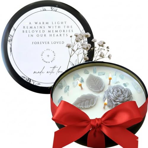 Thinking of You Christmas Memorial Candle for Loss of Loved