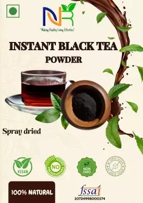 NVR - Natural Instant Black Tea Powder, 100% Natural, Spray Dried, Vegan (200 Gram)-image-33