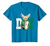 Maillot Fennec Drapeau Algérie Cadeau Foot Algérienne Dz T Shirt