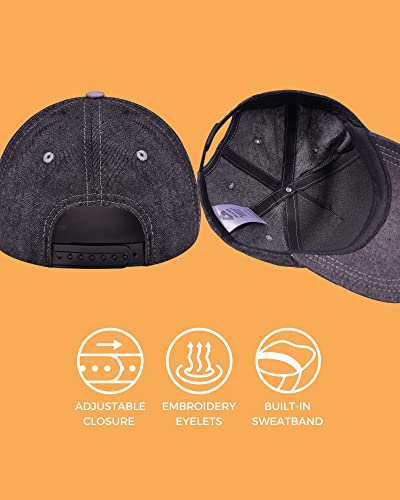 Accsa Boys Polar Bear Baseball Hat Low Profile Black Trucker Hat With Snapback Summer Sport Baseball Cap thumb #3