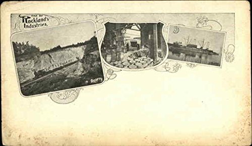Rockland's Industries Rockland, Maine ME Original Vintage Postcard