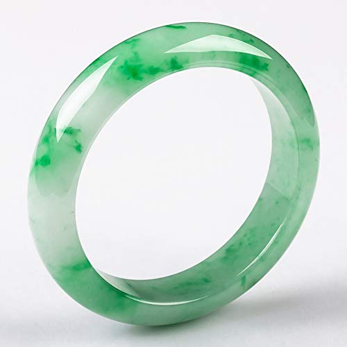 Bracelet en jade véritable pour peau sensible jonc naturel durable