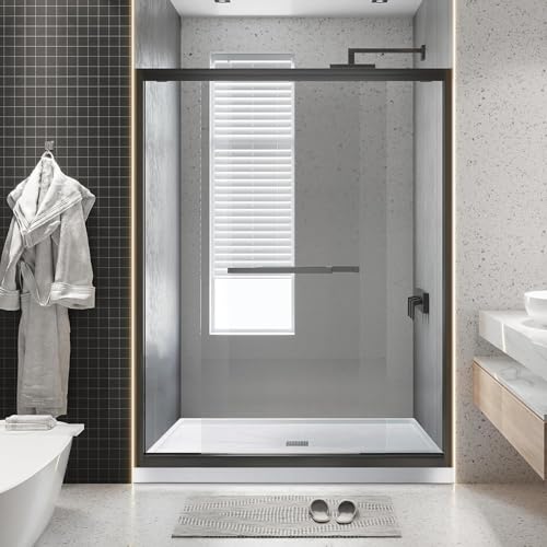 Shower Base 72\"×36\"×4\", Single Threshold Shower Tray with Center Drain, Rectangle SMC Shower Pan, White Slip Resistant Textured Surface Shower Base for Bathroom