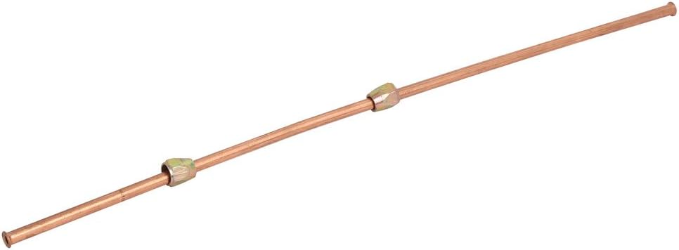Aexit M10 Hex Civil Equipment Hardware Accessories Nut 400 Length Air Compressor Exhaust Tube Replacement Copper Tone Model:18as148qo679