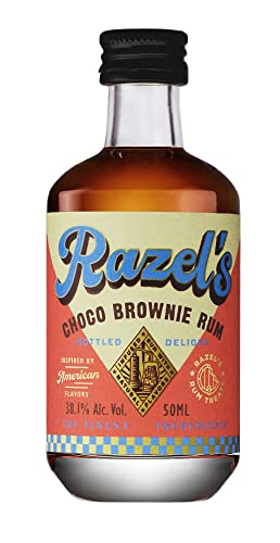 Razel’s Rum Treats Mini Twin Pack: Gereifter Rum trifft auf Erdnussbutter und Brownies! 2 x 50ml – Bild 6