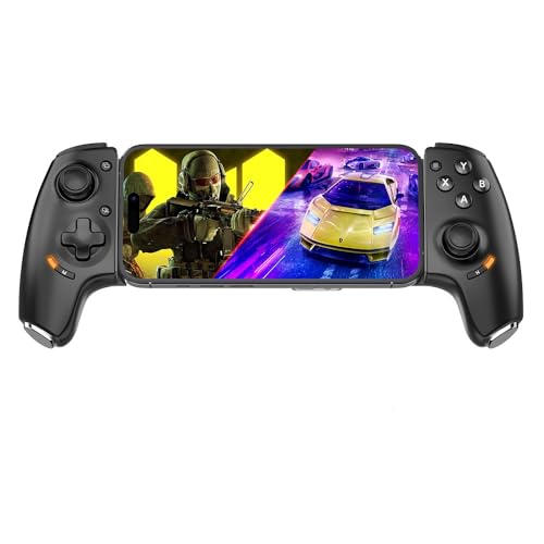 DongBlitz Phone game Controller for Android & iPhone 15/16/17 Series Hall Effect Joystick & Plug & Play USB-C Controller, No Lag Precision Play Genshin Impact/Asphalt, Ergonomic Mobile Gaming with Headphone Jack