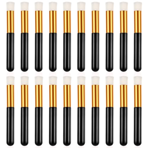 Pack of 20 Eyelash Shampoo Brushes, Black Eyelash Brushes, Deep Cleaning, Blackhead Removal Brush, Eyelash Extension Brush