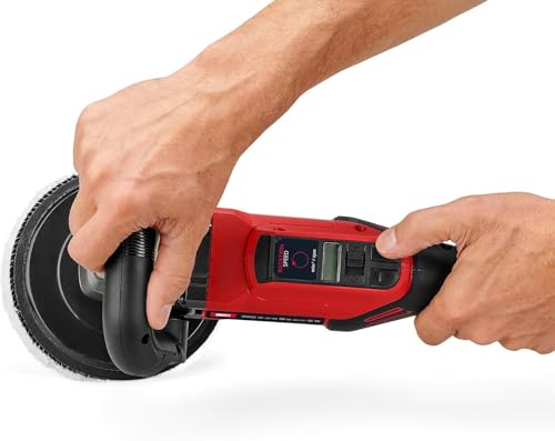 Einhell Pulidora y lijadora CC-PO 1100/150 CE (1100 W, disco de pulido de Ø 150 mm, electrónica de velocidad 500 - 3500 rpm, electrónica constante, cierre de gancho y bucle, incl. accesorios) - imagen 5