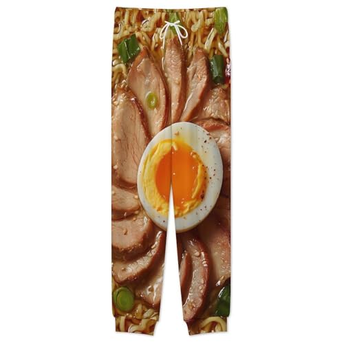 Beef Ramen Noodle Men’s Pajama Set Long Sleeve Top And Pants Loungewear Sleepwear Pjs Nightwear2