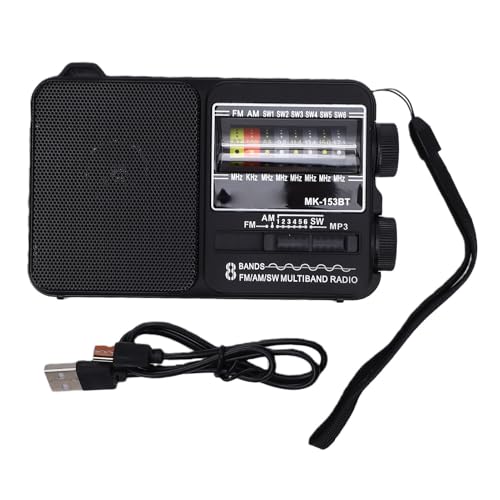Radio portátil de onda corta Bluetooth AM FM SW Zopsc miniatura 7