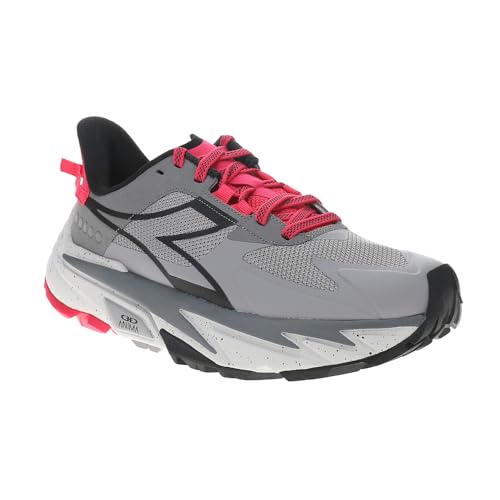Diadora Womens Equipe Sestriere Xt Trail Running Sneakers Shoes - Grey, Pink2