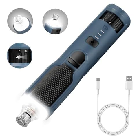 CATPICK 7-Speed Dog Nail Grinder with LED Lights Cover