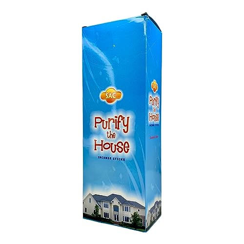Incienso SAC Limpia Casas olor a Sandalo y Rosa - Set de 6 paquetes hexagonales