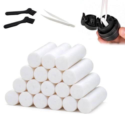 18 Pcs Replacement Wicks for Shark ChillPill Fan, Cotton Replacement Cores with Replacement Tool Fan Accessories for Shark ChillPill Accessories