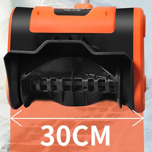 Elektryczna odśnieżarka o mocy 1800 W, szerokość 30 cm, odległość rzucania 8 m na patio, taras, odśnieżanie podjazdu