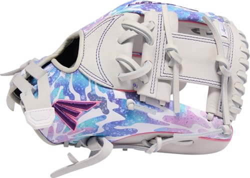 Easton | Elite Series Fastpitch Softball Glove | Morgan Stuart Model | 11.5" | RHT | Pro I Web | White/Tie Dye - image 2