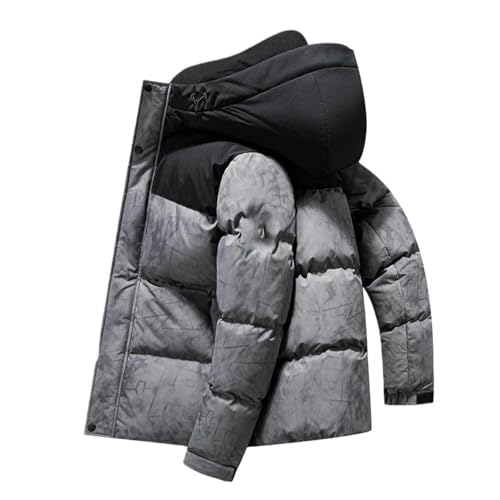 Doudoune homme contre le froid veste épaisse à capuche pour l'hiver