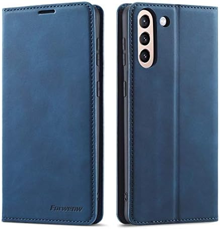 EYZUTAK Premium PU Leather Flip Folio Case for Samsung Galaxy A13 5G/4G/A04S, Protective Case with Kickstand Card Slot Magnetic Closure Shockproof Full Protection Wallet Cover - Red