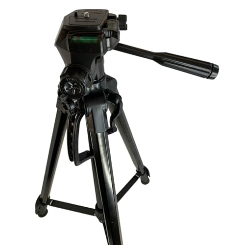 Tripé Profissional Universal 1,80 Metros Preto 360° para Câmeras Fotográficas com Suporte de Celular