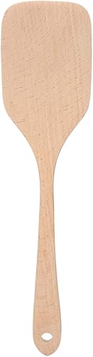 Miniatura 2 de Juego de 5 utensilios de cocina de madera, espátula de cocina, kit de cuchara antiadherente, herramientas de madera seguras con agujeros para