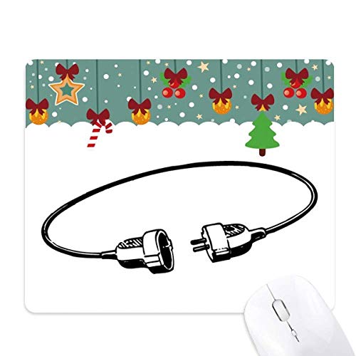Tapis de souris Noël cadeau de bureau original en caoutchouc souple