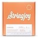 Stringjoy FW1050 Foxwoods Coated Phosphor Bronze Acoustic Guitar Strings, (Extra Light Gauge - 10-50)