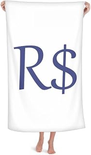 Brazil Currency Symbol Real BRL Throw Blanket Soft Warm Flannel