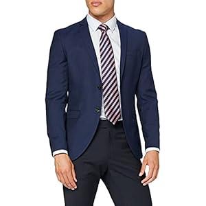 Jack & Jones Jprsolaris Blazer Noos Veston, Bleu (Dark Navy Dark Navy), 56 (Taille Fabricant: 54) Homme