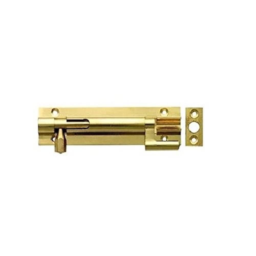 Merriway BH04936 Cranked Door Bolt Brass 50mm