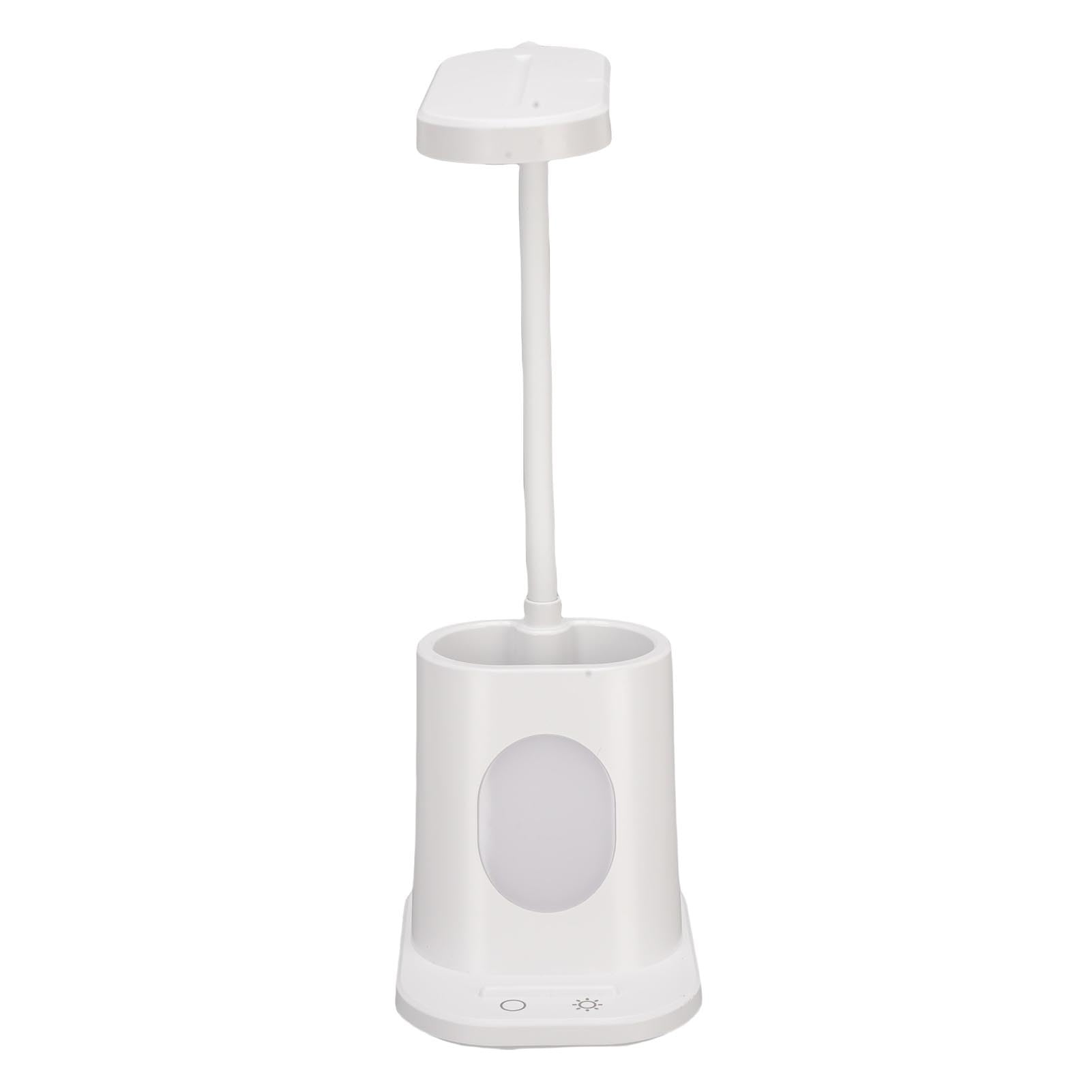 Jiawu LED Table Lamp, USB Rechargeable Desk Lamp with 3 Colo