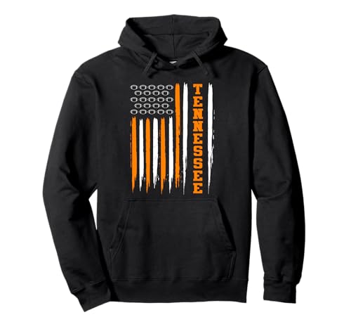 Tennessee US Flag Patriotic Pride For Men Women Kids Pullover Hoodie