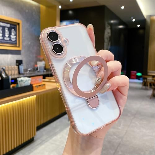 Coque transparente avec support caché pour protéger l'iPhone 13 Pro Max
