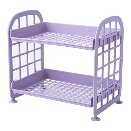 [PIEGHEVOLE E RISPARMIO SPAZIO] Questo innovativo rack da scrivania a 2 livelli presenta un design pieghevole intelligente che consente di risparmiare spazio prezioso fornendo stesso tempo ampio spazio di archiviazione.Quando non viene utilizzato, si ripiega per riporlo comodamente, rendendolo perfetto per piccoli spazi nelle camere da letto, nei bagni o nelle cucine.Il design compatto ma funzionale massimizza l'efficienza dello spazio di lavoro.