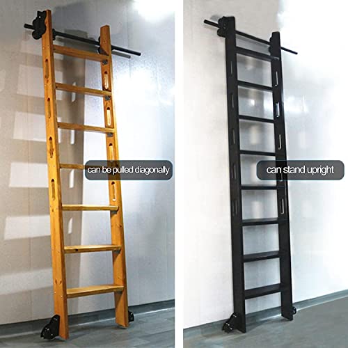 Kit rail échelle roulante pour optimiser le rangement des bibliothèques - 5