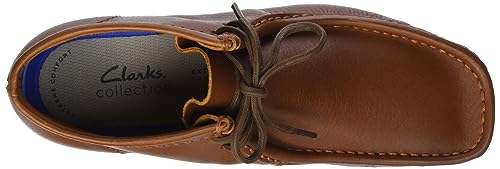 Image of Clarks mens 26158306-yellow Ankle Boot