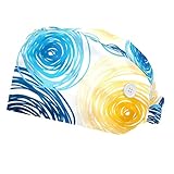 ★ Gorra de trabajo con botones y banda para el sudor: las gorras de trabajo están diseñadas con botones en ambos lados de la cabeza para colocar las correas de la cubierta facial, aliviar el dolor de oreja, especialmente para médicos, enfermeras, dentistas u otros que necesitan usar la cubierta facial durante mucho tiempo. También tiene una banda de sudor integrada en la frente, que puede absorber el sudor eficazmente para mantenerte seco y fresco durante las horas de trabajo.