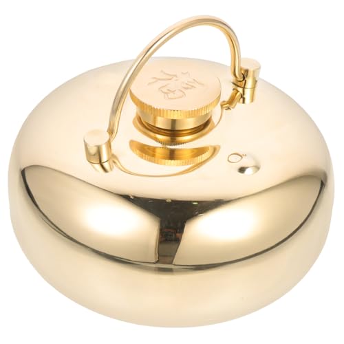 Bouillotte compacte en laiton 13cm chauffe-mains isolation douleur