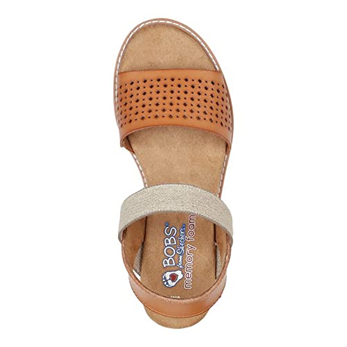 Image of Skechers Women's Desert Kiss-Stretch Quarter Strap Sandal Flat