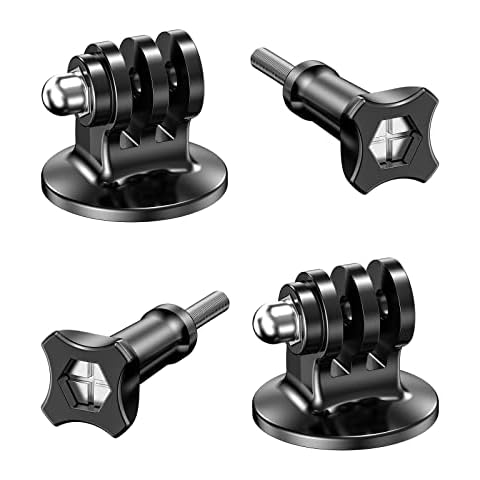 Starbea 2 Pieces Tripod Adapter Mount Threaded Mount Adapters with Thumbscrew Compatible for GoPro Action Cameras and Other Standard 1/4 Accessories (WG-3 01) Cover