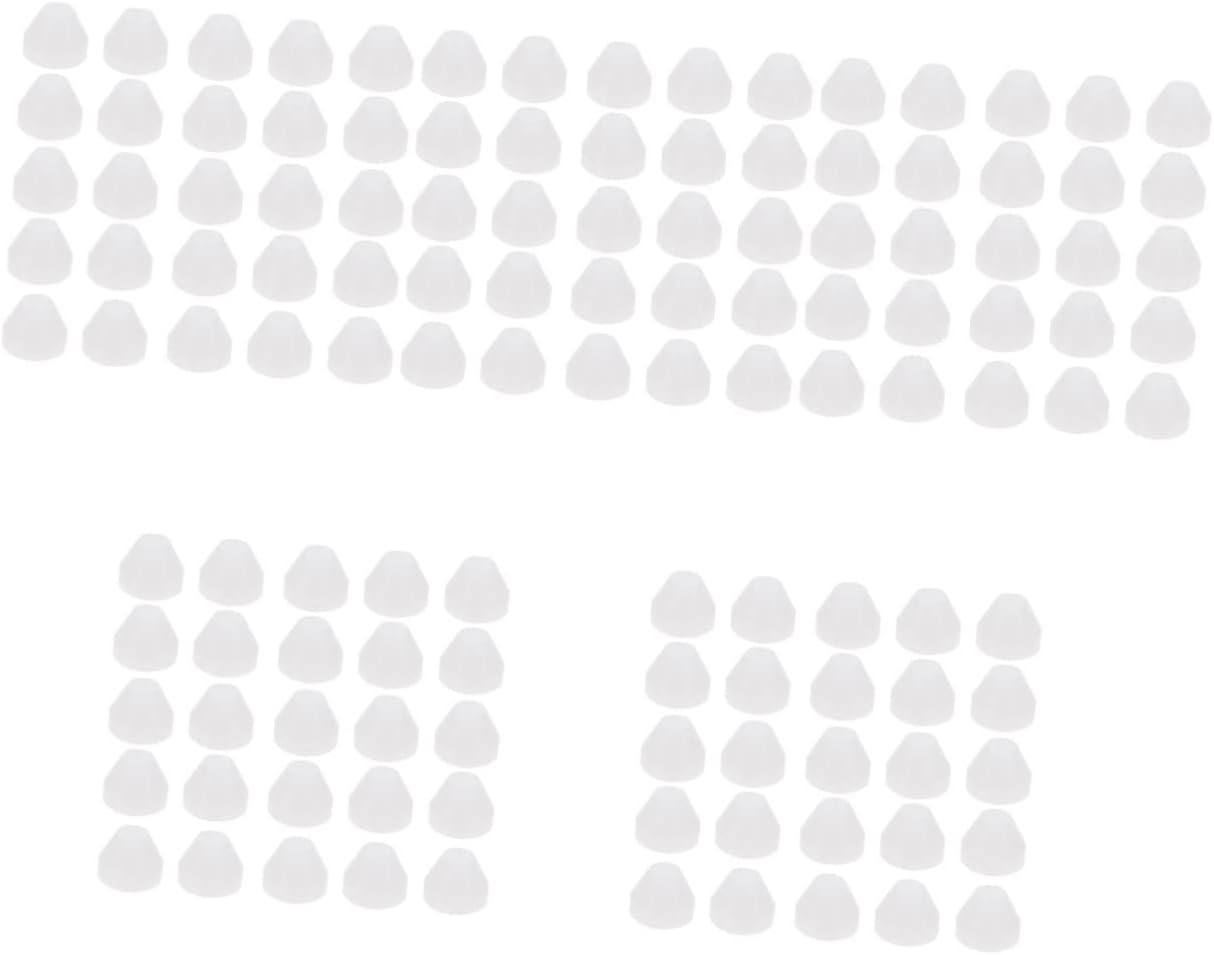 TEHAUX 100pcs Pen Turning Bushings Kit Non-stick Plastic Bushings Pen Mandrel for Turning
