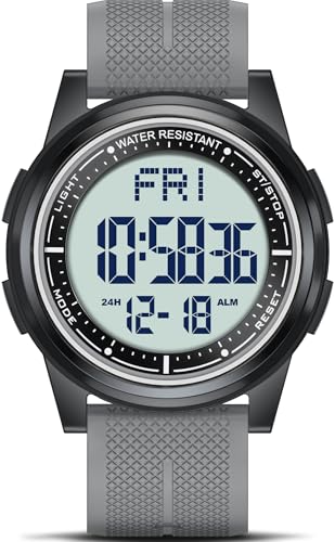 Imagen de WIFORT Reloj digital para hombre y mujer, 5 ATM