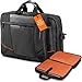 EVERKI Flight Business Laptop Briefcase Bag - Travel Checkpoint Friendly & Heavy Duty Laptop Briefcases for Men, Business Travel Bag with Lap top Compartment up to 16', 15L Capacity (EKB419), Black