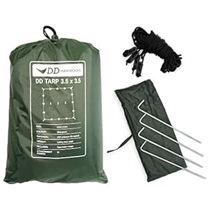 DD Hammocks DD Tarp 3,5 x 3,5 Olivgrün