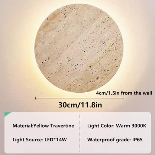 Applique Murale Extérieur Étanche IP65 Lampe Pierre 3000K