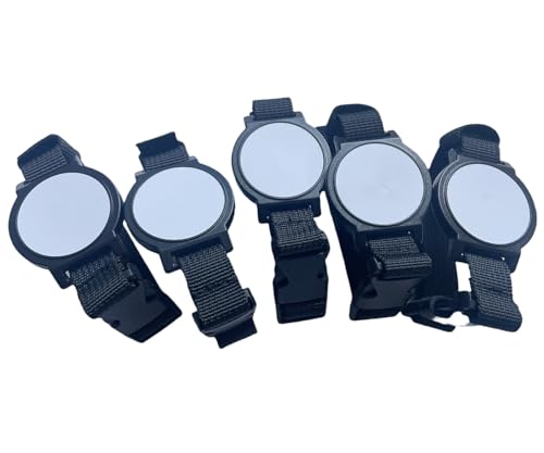 Paquete de 5 pulseras y pulseras Mf Classic 1K, pulsera de control de acceso inteligente IC NFC, tamaño ajustable