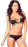 Pink Lipstick Women's Cage Me In Top and Panty Set